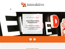 Tablet Screenshot of interaktivo.com